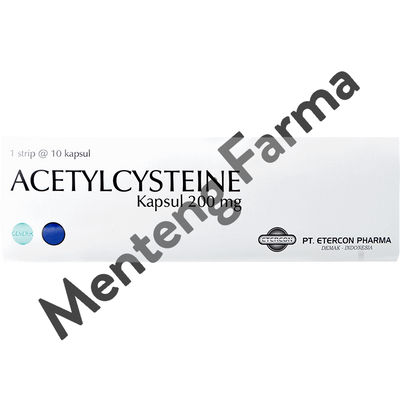 Acetylcysteine 200 mg 10 Kapsul - Obat Pengencer Dahak