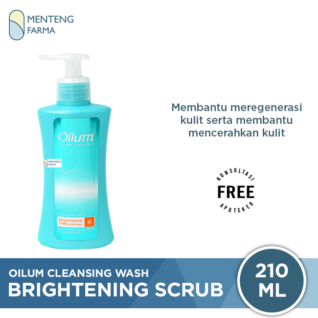 Oilum Brightening Care Cleansing Wash 210 mL - Sabun Cair Colagen - Menteng Farma