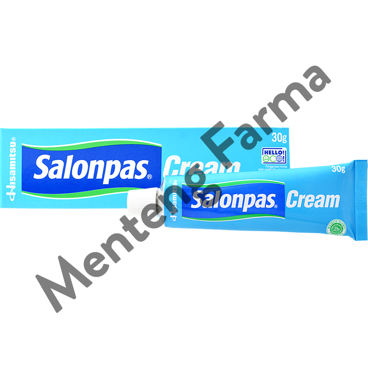 Salonpas Cream 30 Gr - Krim Pereda Nyeri Otot dan Sendi - Menteng Farma