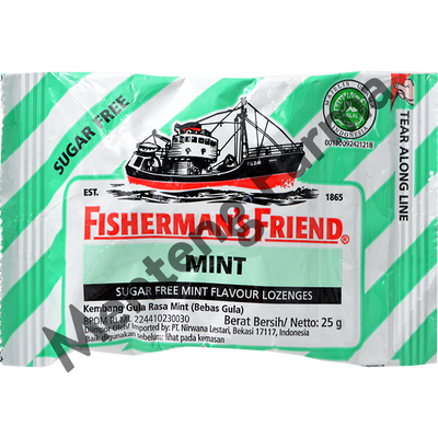 Fisherman's Friend Mint Sugar Free - Permen Pelega Tenggorokan - Menteng Farma