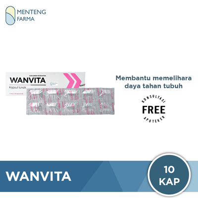 Wanvita 10 Kapsul - Suplemen Kesehatan Ibu Hamil dan Menyusui - Menteng Farma