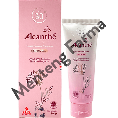 Acanthe Sunscreen SPF 30 For Oily Skin - Tabir Surya Kulit Berminyak