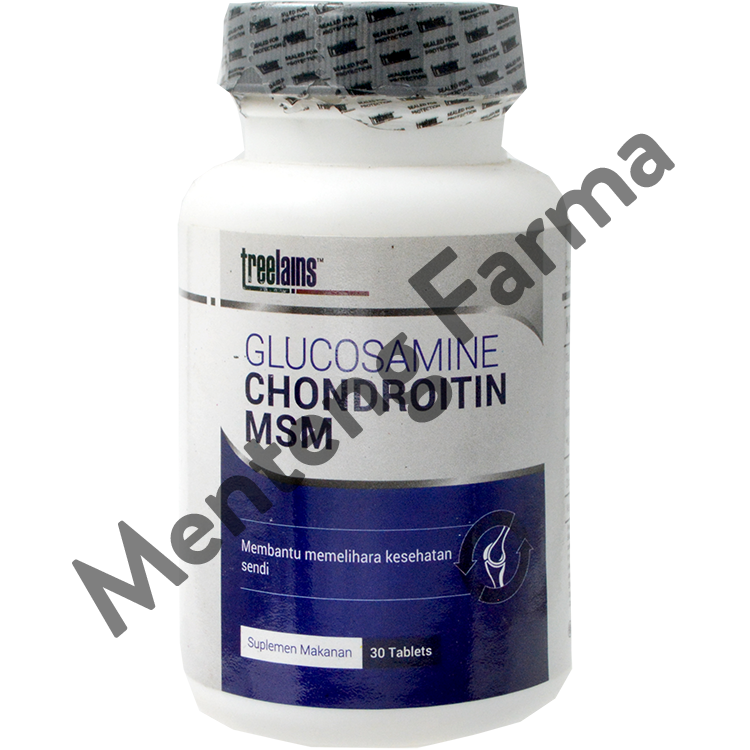 Treelains Glucosamine Chondroitin MSM 30 Tablet - Suplemen Kesehatan Sendi - Menteng Farma