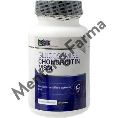 Treelains Glucosamine Chondroitin MSM 30 Tablet - Suplemen Kesehatan Sendi - Menteng Farma