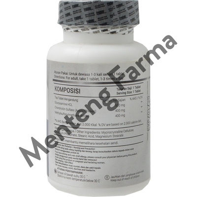 Treelains Glucosamine Chondroitin MSM 30 Tablet - Suplemen Kesehatan Sendi - Menteng Farma