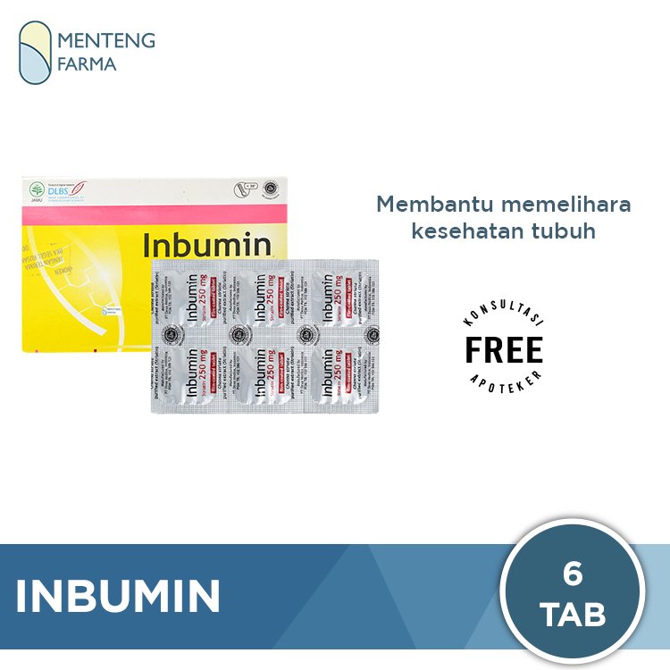 Inbumin 6 Tablet - Suplemen Kesehatan - Menteng Farma