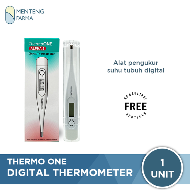 Thermo One Alpha 2 Digital Thermometer - Alat Pengukur Suhu Tubuh - Menteng Farma