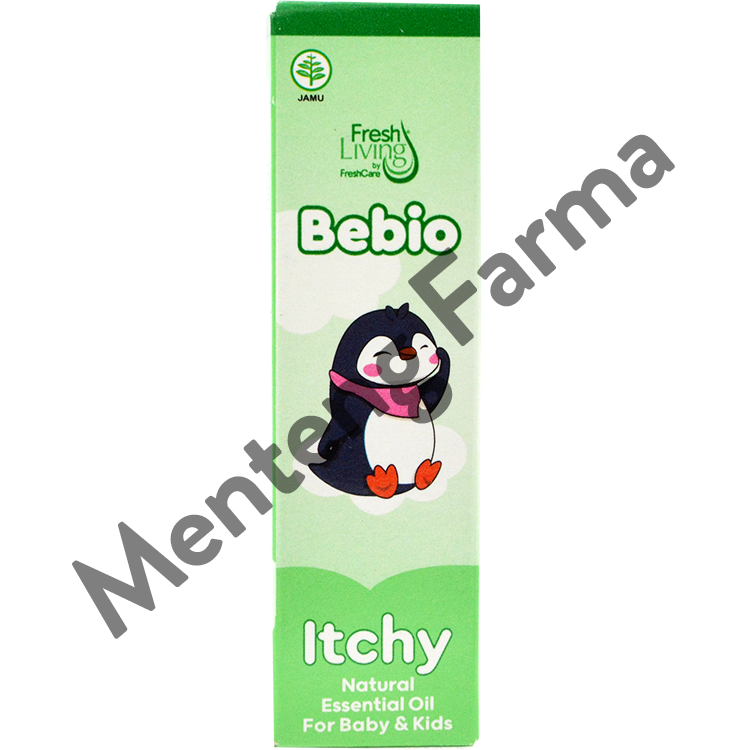 Fresh Living Bebio Itchy 9 mL - Minyak Aromaterapi Gatal Kulit - Menteng Farma