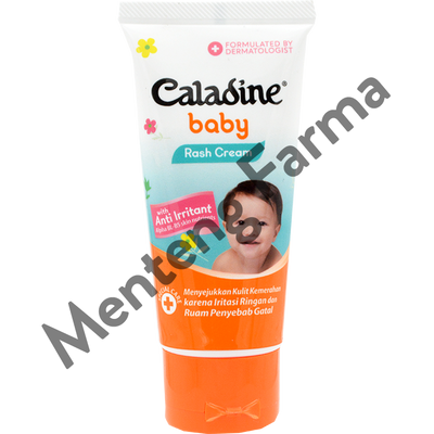 Caladine Baby Rash Cream 50 Gr - Pereda Ruam Gatal Iritasi Ringan - Menteng Farma