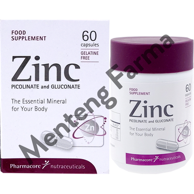 Zinc Picolinate and Gluconate 60 Kapsul - Suplemen Kesehatan - Menteng Farma