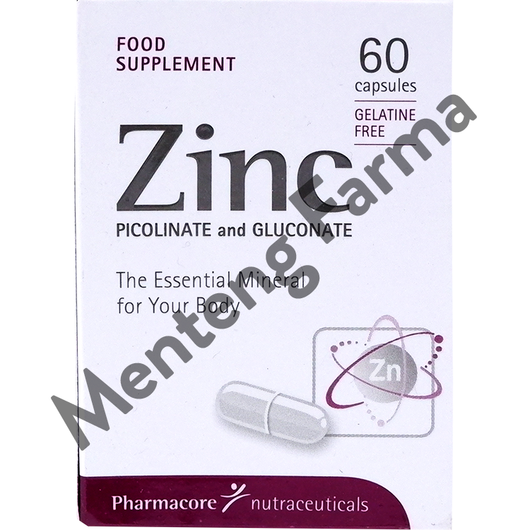 Zinc Picolinate and Gluconate 60 Kapsul - Suplemen Kesehatan - Menteng Farma