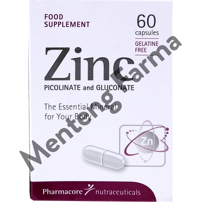 Zinc Picolinate and Gluconate 60 Kapsul - Suplemen Kesehatan - Menteng Farma