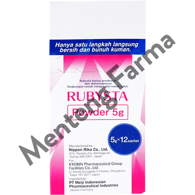 Rubysta Powder 5 Gr - Disinfektan Serbuk - Menteng Farma