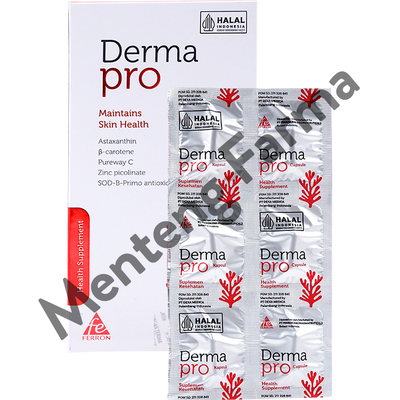 Derma Pro 6 Kapsul - Suplemen Kesehatan Kulit - Menteng Farma