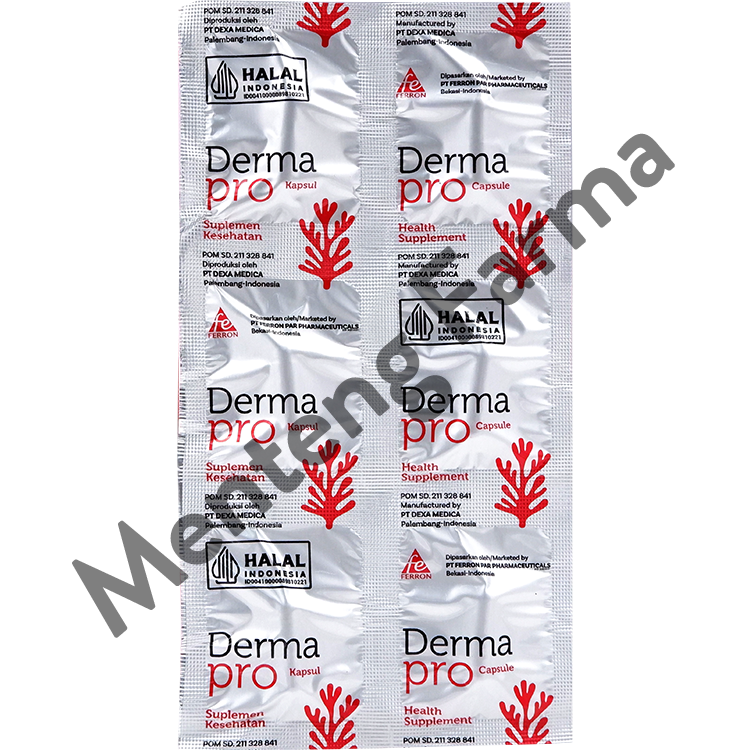 Derma Pro 6 Kapsul - Suplemen Kesehatan Kulit - Menteng Farma
