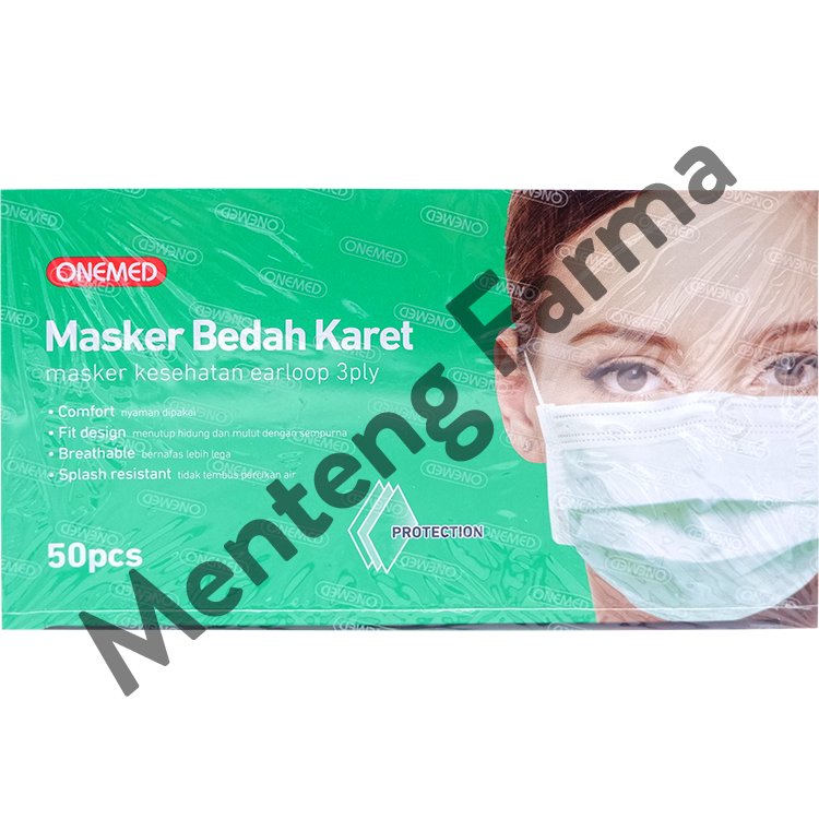 Onemed Masker Earloop 50 Pcs - Masker Medis Onemed - Menteng Farma