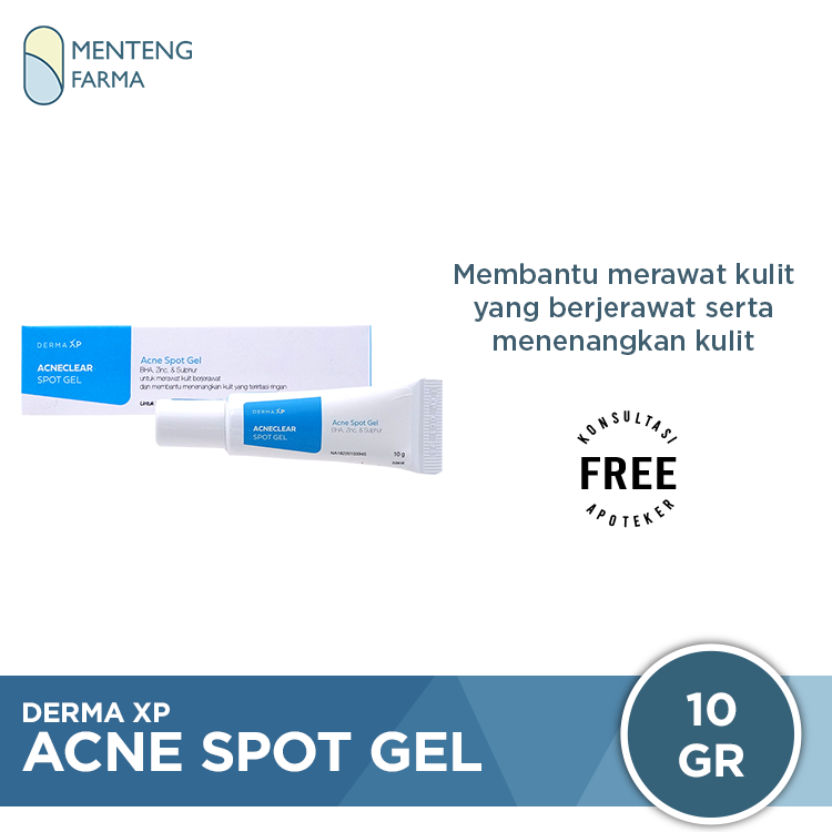 Derma XP Acne Spot Gel 10 Gr - Obat Totol Jerawat - Menteng Farma