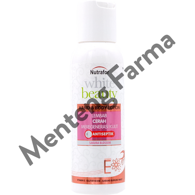 Nutrafor White Beauty Hand & Body Lotion Sakura 90 ML - Menteng Farma