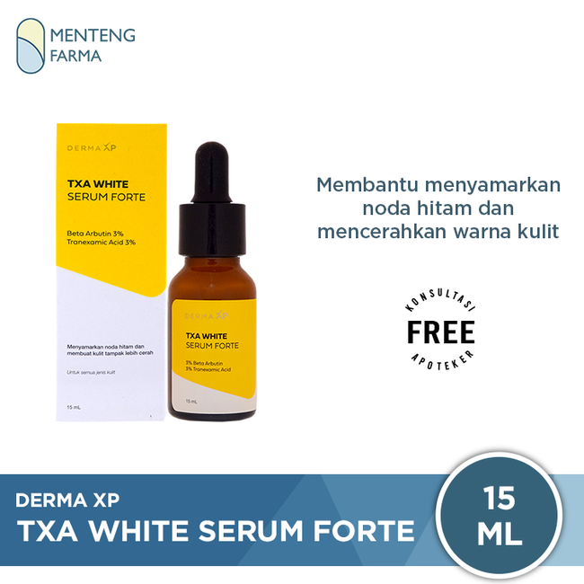 Derma XP TXA White Serum Forte 15 mL - Menteng Farma