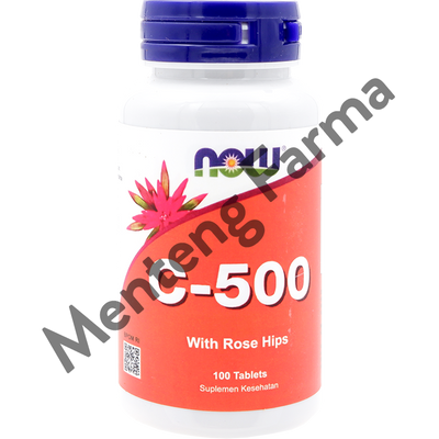 NOW Vitamin C 500 Mg 100 Tablet - Menteng Farma