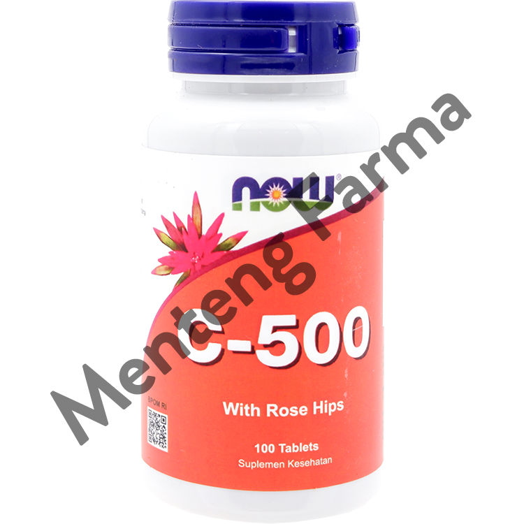 NOW Vitamin C 500 Mg 100 Tablet - Menteng Farma