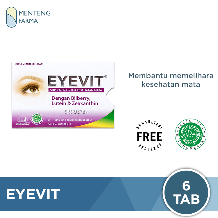 Eyevit 6 Tablet - Menteng Farma