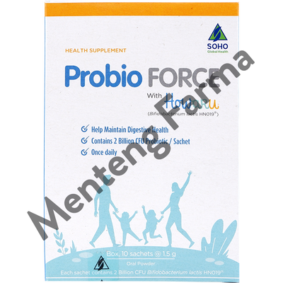 Probio Force Serbuk 1.5 Gr 10 Sachet - Menteng Farma