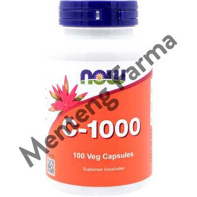 NOW Vitamin C 1000 Mg 100 Kapsul - Menteng Farma