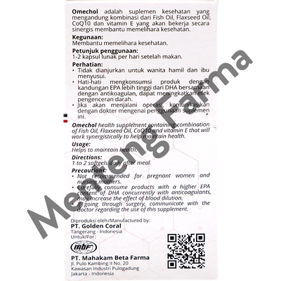 Omechol 30 Kapsul - Menteng Farma