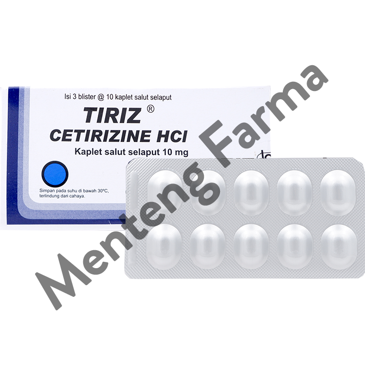 Tiriz 10 mg 10 Tablet - Menteng Farma