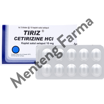 Tiriz 10 mg 10 Tablet - Menteng Farma