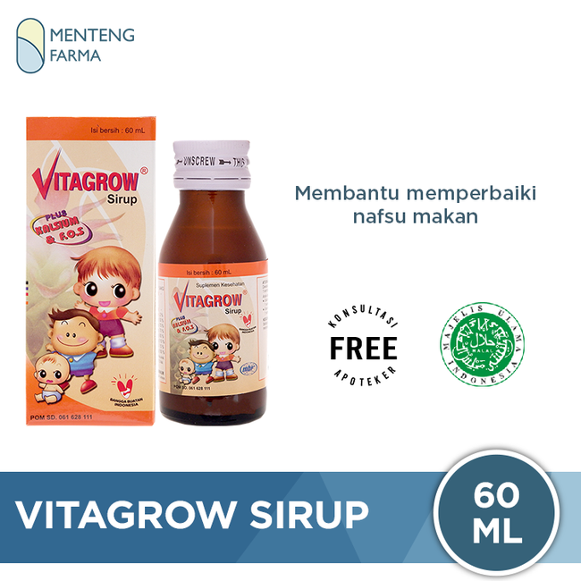 Vitagrow Sirup 60 ml - Menteng Farma