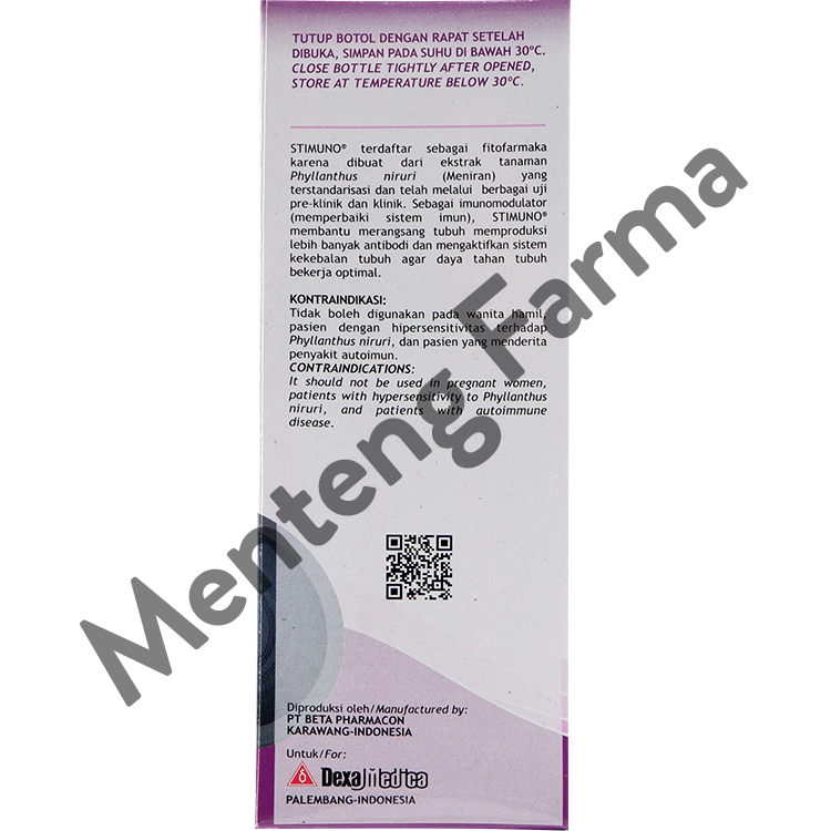 Stimuno Sirup Rasa Anggur 100 ML - Menteng Farma