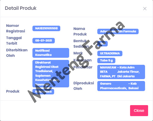 Ultraderma 5 gr - Menteng Farma