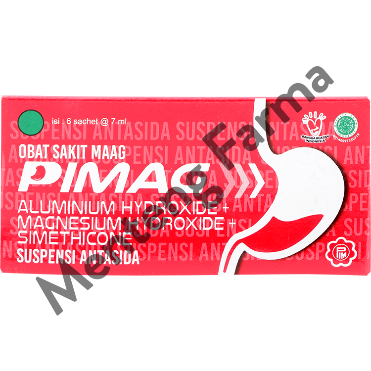 Pimag Obat Maag Isi 6 Sachet - Menteng Farma