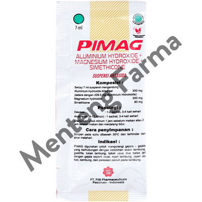 Pimag Obat Maag Isi 6 Sachet - Menteng Farma