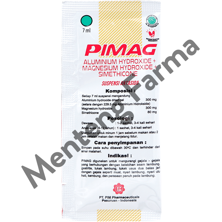 Pimag Obat Maag Isi 6 Sachet - Menteng Farma