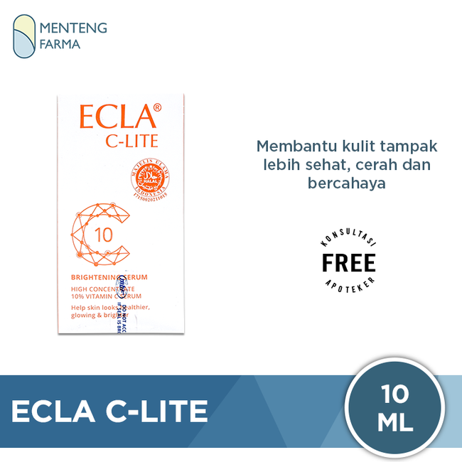 Ecla C-Lite Brightening Serum 10 mL - Menteng Farma