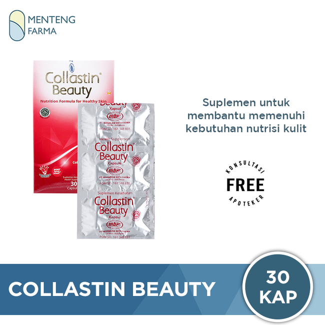 Collastin Beauty 30 Kapsul - Menteng Farma