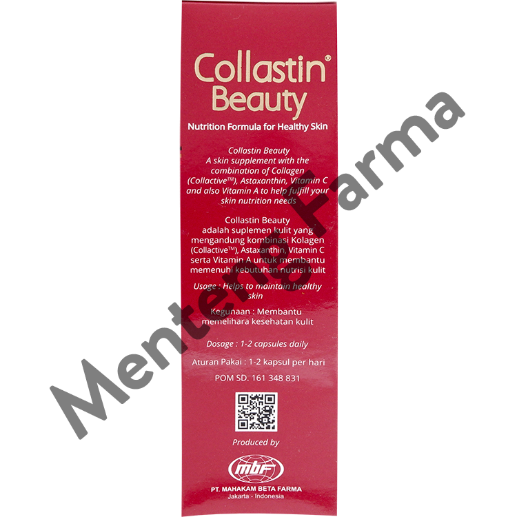 Collastin Beauty 30 Kapsul - Menteng Farma