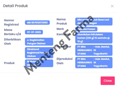 Skinista Frozen Collagen - Suplemen Kesehatan dan Pencerah Kulit - Menteng Farma