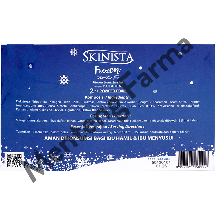 Skinista Frozen Collagen - Suplemen Kesehatan dan Pencerah Kulit - Menteng Farma