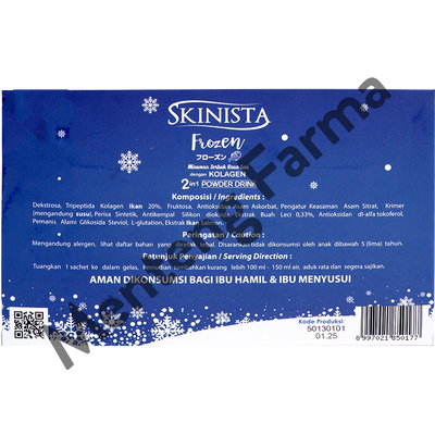 Skinista Frozen Collagen - Suplemen Kesehatan dan Pencerah Kulit - Menteng Farma