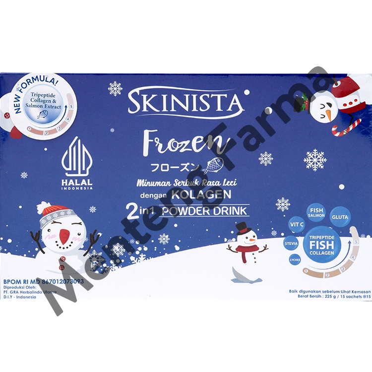 Skinista Frozen Collagen - Suplemen Kesehatan dan Pencerah Kulit - Menteng Farma