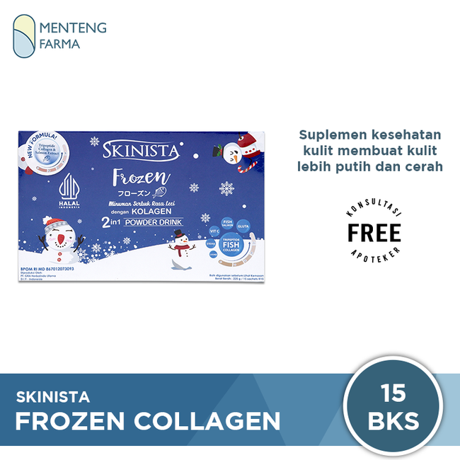 Skinista Frozen Collagen - Suplemen Kesehatan dan Pencerah Kulit - Menteng Farma