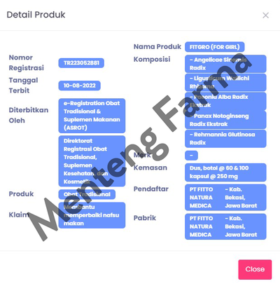 Fitgro For Girl - Suplemen Pertumbuhan Anak - Menteng Farma