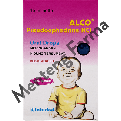 Alco Drops 15 ml - Meringankan Hidung Tersumbat pada Anak