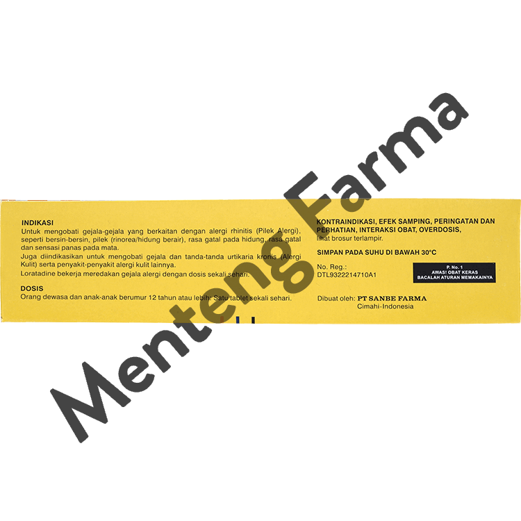 Alloris Alloris 10 Mg - Obat Rhinitis dan Alergi – Apotek