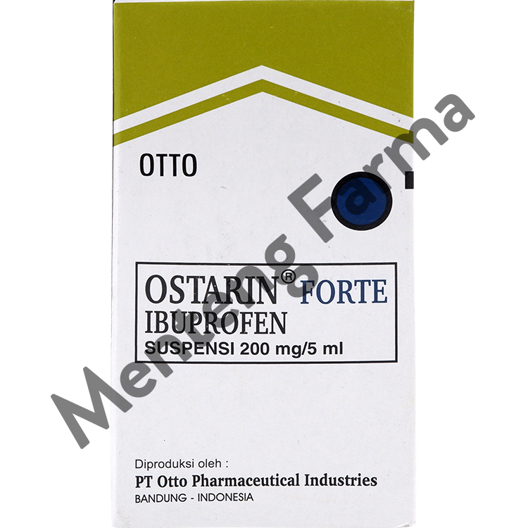 Ostarin Forte 200 mg/5 ml Sirup 60 ml - Pereda Demam dan Nyeri - Menteng Farma