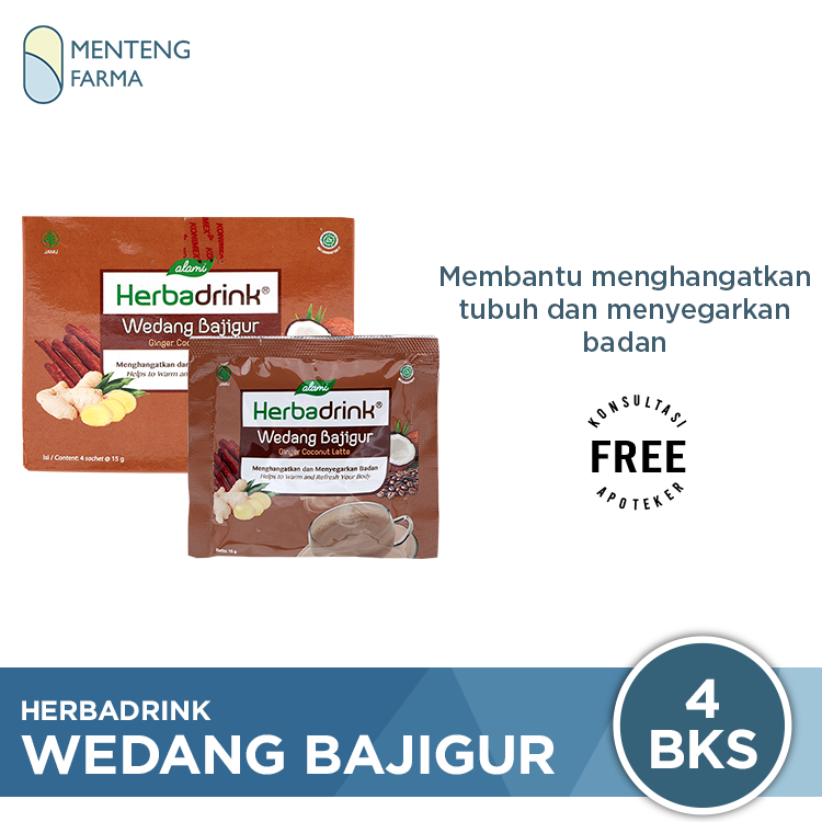 Herbadrink Wedang Bajigur - Minuman Penghangat Tubuh - Menteng Farma